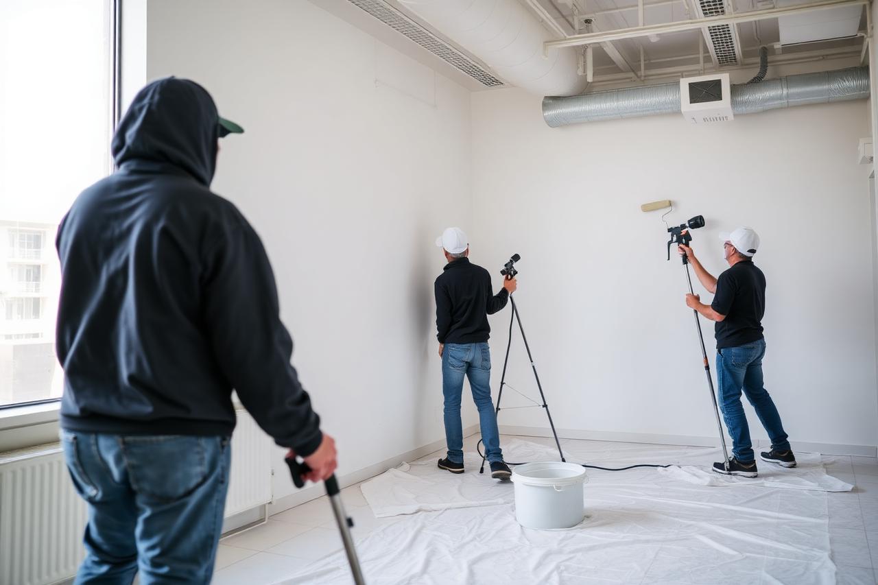 Painting work by BCC